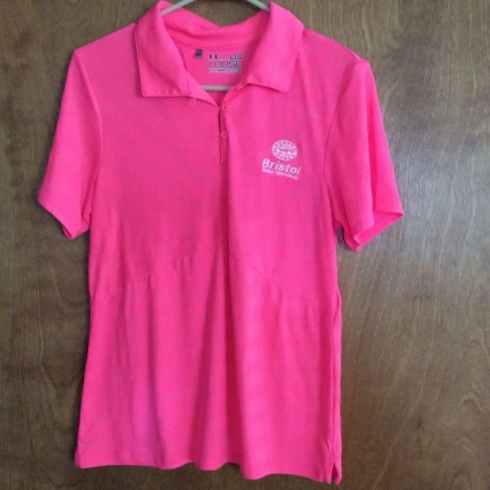 UnderβArmourΒ HeatGearβAthleticβShirtβPinkβSZβM